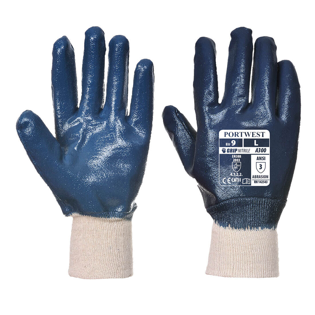 Portwest A300 Nitrile Knitwrist Glove