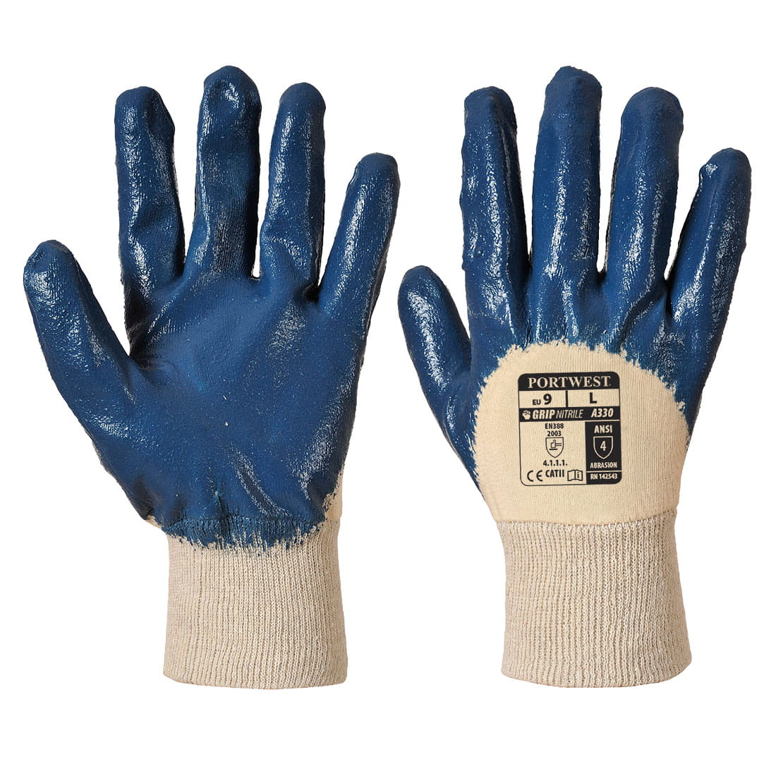 Portwest A330 Nitrile Light Knitwrist Glove
