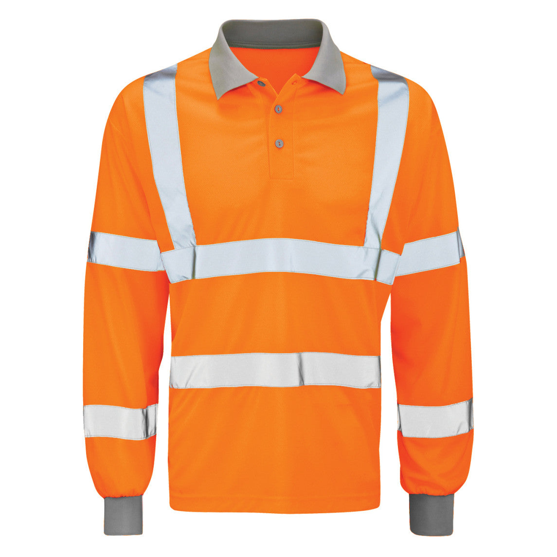 High Visibility Long Sleeve Polo Shirt