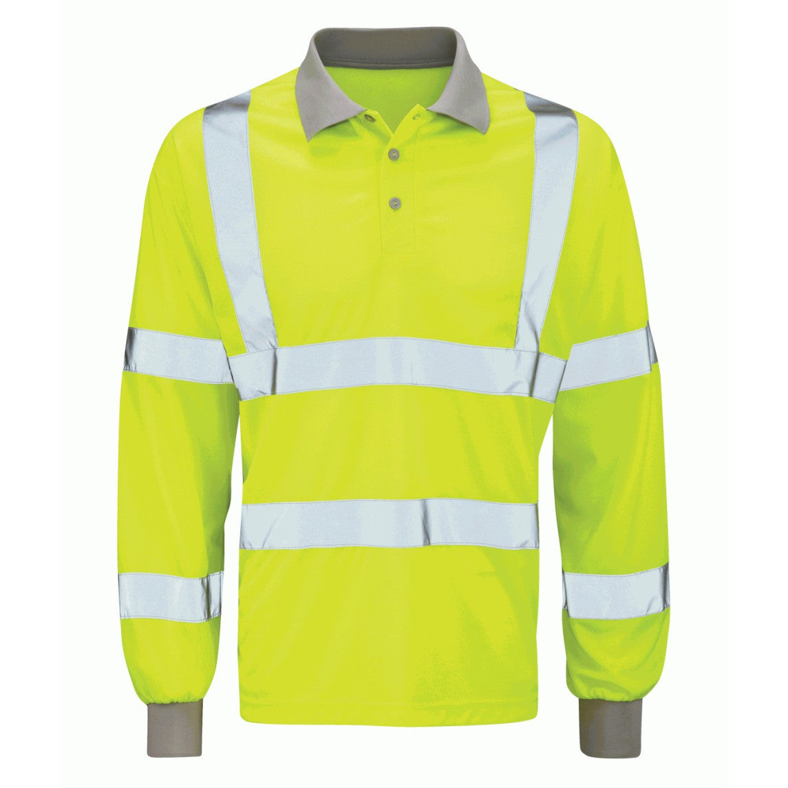 High Visibility Long Sleeve Polo Shirt