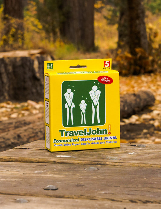 TravelJohn™ Paper Disposable Vomit Bags (Pack of 5)