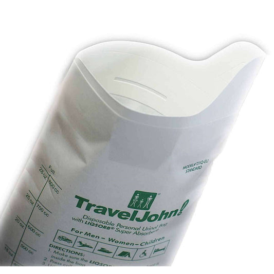 TravelJohn™ Paper Disposable Urinal (Pack of 4)