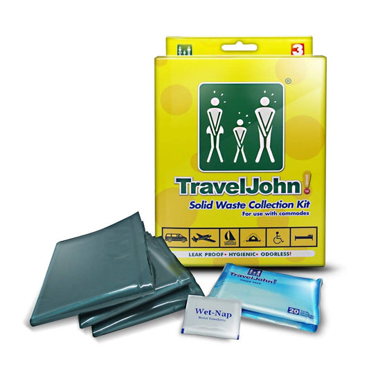 TravelJohn™ Disposable Solid Waste Kit (Pack of 3)